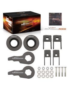 Front 1-3 Rear 2 Lift Kit Torsion Keys compatible for GMC Yukon XL 2002-2006 6-Lug