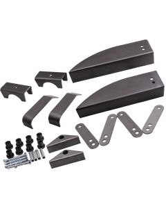 For 1955-57 compatible for Chevrolet Belair 150 Quality Rear Leaf Spring Relocation Pocket kit