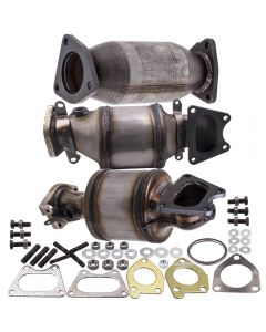 Three CATALYTIC CONVERTER compatible for ACURA TL 3.5L and 3.2L Front LH RH Rear 2004-2008