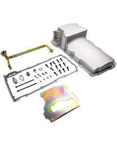 Aluminum Swap Oil Pan compatible for GM 1985-1987 LS1 LS2 LS3 LS6 4.8L 5.3L 5.7L 6.0L 6.2L