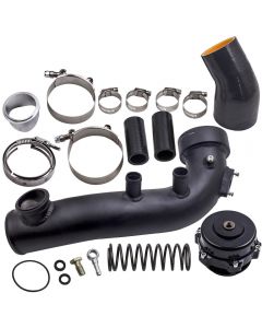Intake Turbo Charge Pipe Piping with 50mm BOV Kit compatible for BMW E90 E91 E92 E93