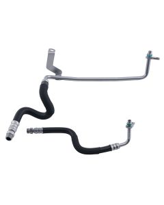 2PC Oil Cooler Hose Kit compatible for Audi A4 A5 2.0L 2009-2016 TRC0338 TRC0341