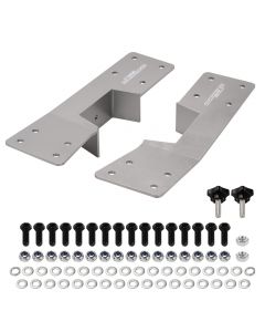 2Pcs Rear Axle Flip Kit+C-Notch Brackets compatible for Chevrolet GMC 1500 Pickup 99-06