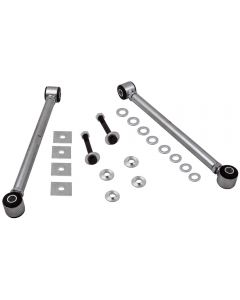Adjustable Pair Rear Strut Rods Kit with Urethane Bushings compatible for Corvette 1963-1979