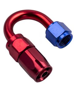 Fittings 180 Degree AN6 Seal Hose End Fitting Red and Bule New Oil Fuel Line 6AN 