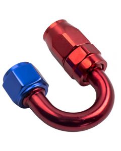 Red Bule Oil Fuel Line 8AN Fittings 180 Degree AN8 Seal Hose End Fitting