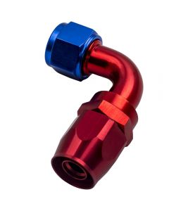 AN 12 AN12 90 Degree Reusable Hose End Anodized Aluminum Oil Fitting