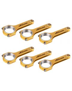 Titanizing Connecting Rods Set compatible for Audi VW 3.0T Supercharged 153mm