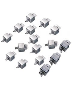 16x Butt Welding Clamps Weld Sheet Metal Auto Car Door Skin Body Panel Fender