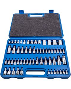 Master Torx Socket Tamper Proof Security Bits Plus External Star Tool Set 60 pc