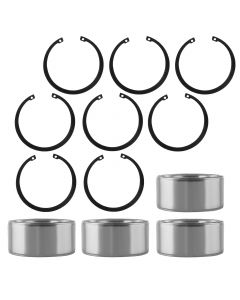 Wheel Bearings Front Rear compatible for Polaris RZR XP 1000 compatible for Sportsman 550 2014 2015 2016