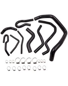 9pcs compatible for Honda Civic D15 D16 EG EK 1992-2000 Silicone Radiator Coolant Hose Kit