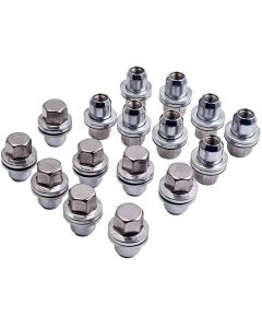 Compatible for Land rover Range compatible for rover Full Stainless Steel Alloy Aluminum Wheel Nut Set 16