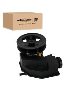 Power Steering Pump w/Pulley & Reservoir compatible for Jeep Grand Cherokee 4.0L L6 4.7L V8